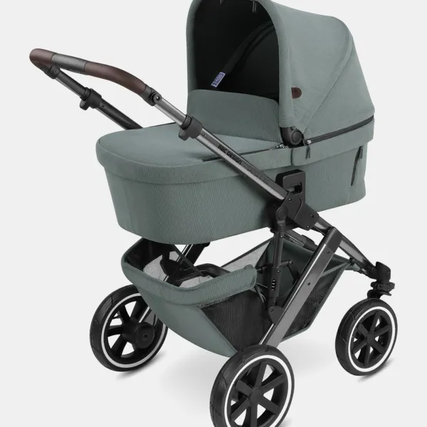 ABC Design Salsa 4 Air – Kombi-Kinderwagen – 2-in-1-Set mit. Sportsitz und Babywanne – Aloe – Kollektion 2024 in Kollektion 2024 – Ansicht 1