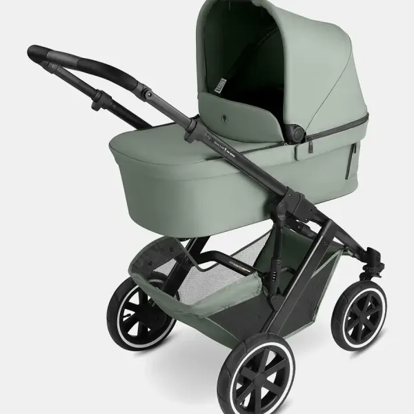 ABC Design Salsa 5 Air – Kombi-Kinderwagen – 2-in-1-Set – Sportsitz und Babywanne in Pine – Ansicht 1