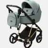 Adamex Blanc Special Edition – Kombikinderwagen – 3-in-1-Set – mit. Sportsitz, Babywanne und Babyschale Avionaut Cosmo Black in Mintgrün – Ansicht 1