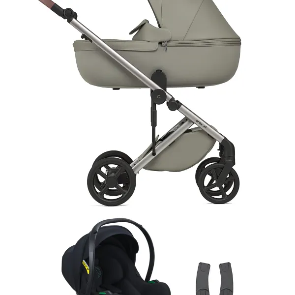 Anex Eli 3-in-1-Komplettset Kombi-Kinderwagen – mit. Sportsitz, Babywanne und Avionaut Cosmo 2.0 Smart Babyschale in Excite – Ansicht 1