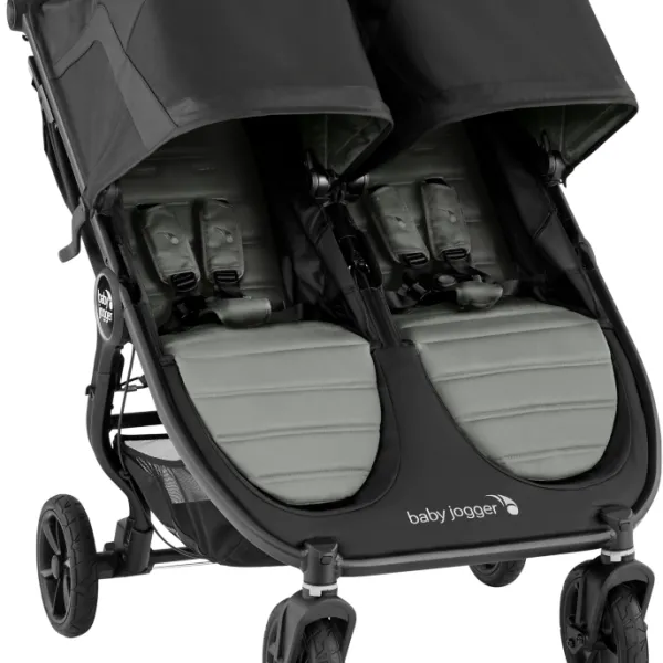 Baby Jogger City Mini GT2 Double Zwillingssportwagen in Slate – Ansicht 1