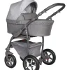 Baby Merc Q9 – Kombi-Kinderwagen – Bundle 2in1 in Grau – Ansicht 1