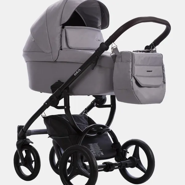 Bebetto Luca – Kombi-Kinderwagen 2-in-1-Set in 35 Light Gray – Ansicht 1