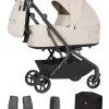 Carrello Magia CRL-6655 – 2in1 Kombikinderwagen mit faltbarer Babywanne mit. Zubehörpaket in Ausführung 1 – Ansicht 1