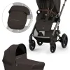 Cybex Talos S Lux mit Fold Cot – Kombi-Kinderwagen 2-in-1-Set in Chocolate Brown – Ansicht 1