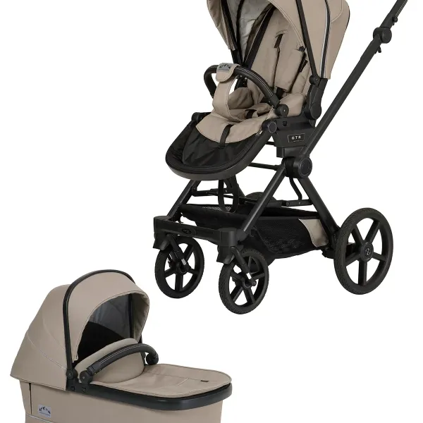 Hartan IVY Outdoor – Kinderwagen 2-in-1-Set mit. Babywanne Premium in Sand – Ansicht 1