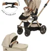 Hartan T2 City Selection – Kinderwagen 2-in-1-Set mit. Babywanne Premium mit Handbremse in Peanut – Ansicht 1