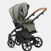 Jedo Tamel Kombi-Kinderwagen Bundle 2in1 Farbe E-45 Olive mit Karamell Griff in Ausführung 1 – Ansicht 2