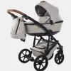 Junama Space Kombi-Kinderwagen + Maxi-Cosi Pebble Pro I-size – 3-in-1-Set in Beige – Ansicht 1