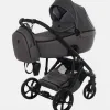 Junama Termo V3 Kombi Kinderwagnen – 2-in-1-Set mit. XXL Zubehörpaket in Farbe Graphite – Ansicht 1