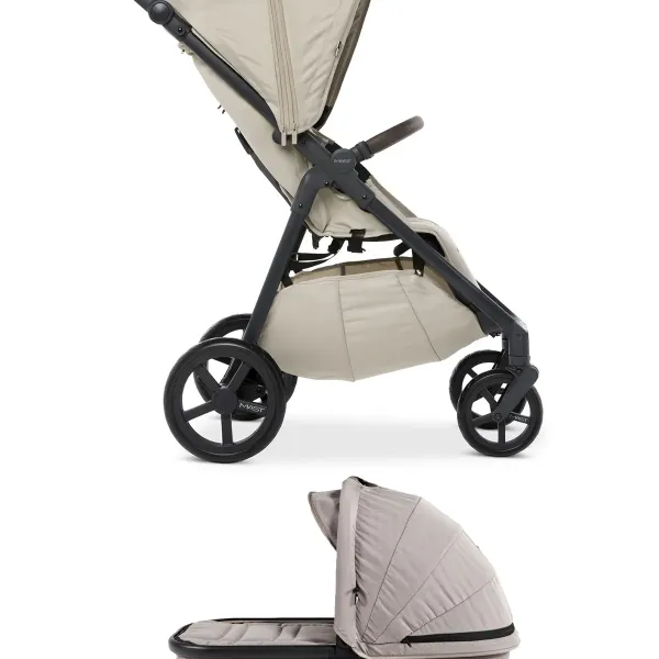 MAST Swiss Design M.4x Plus – Kombi-Kinderwagen 2in1 – mit in LW Wheels – Lion – Ansicht 1