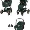 Maxi-Cosi Fame Premium 3-in-1-Komplettset mit. Pebble 360 Pro V2 Babyschale – Twillic in Green – Ansicht 1