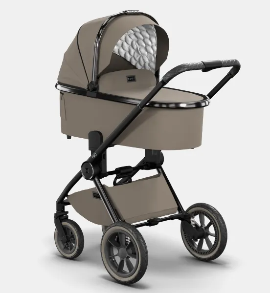 Moon Gio Edition+ Kinderwagen – 2-in-1-Set in Mud – Ansicht 1