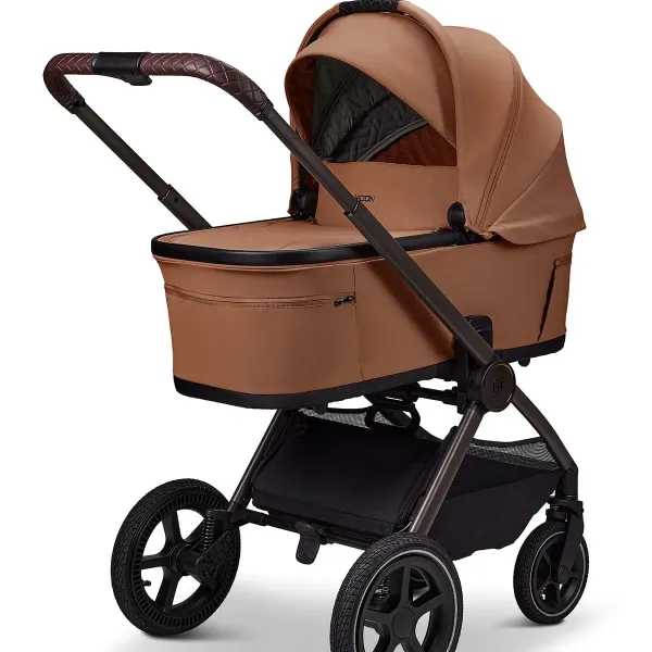 Moon Gio Fold Air – Kombi-Kinderwagen – 2-in-1-Set in Cognac – Ansicht 1