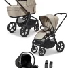 Moon Resea Fold Set mit Cosmo 2.0 – Kombi-Kinderwagen – 3in1 in Sand – Ansicht 1