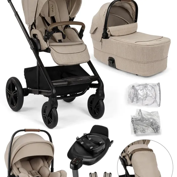Nuna Mixx Next 4-in-1-Komplettset Kombi-Kinderwagen mit. Arra Flex und Base Next in Cosmopolitan – Kollektion 2026 – Ansicht 1