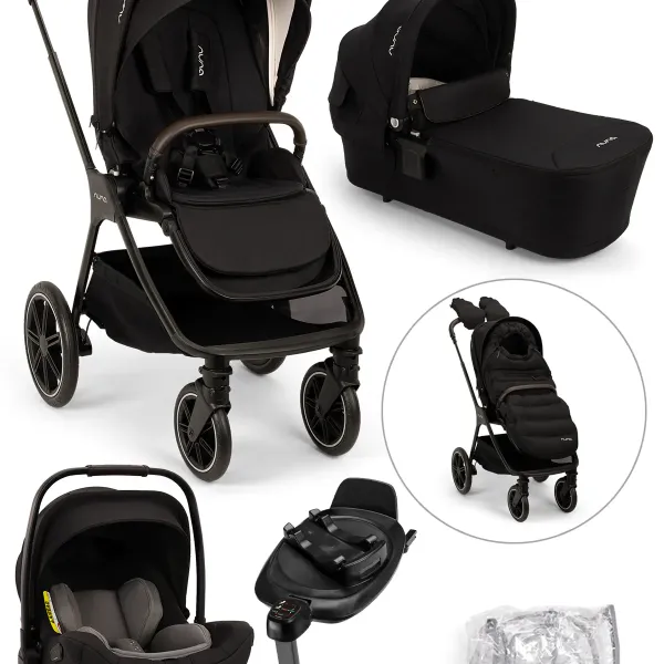 Nuna TRIV LX 4-in-1-Komplettset – All in One Set mit. Pipa Next und Base Next in Caviar – Ansicht 1