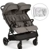 Nuna Trvl Dubl – Zwillingsbuggy in Thunder – Ansicht 1