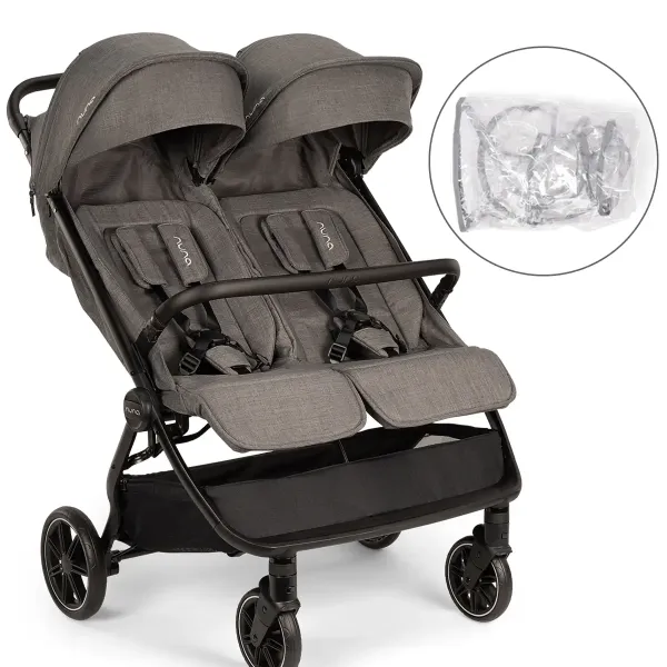 Nuna Trvl Dubl – Zwillingsbuggy in Thunder – Ansicht 1