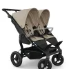 TFK Duo Sport Zwillings Sportwagen – Luftreifen in Sand – Ansicht 1