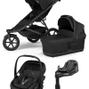 Thule Urban Glide 3 4-in-1-Komplettset Kinderwagen mit. Maxi-Cosi Coral Slide Pro und Familyfix Slide Pro in Black on Black – Ansicht 1