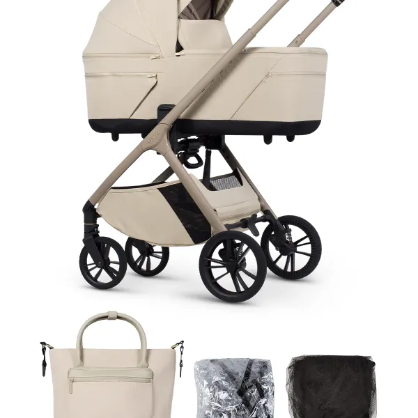 Venicci Tila – Kombi-Kinderwagen 2-in-1-Set in Sabbia – Ansicht 1