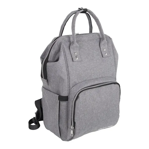 2hearts Wickelrucksack – für geordnete Pflegeutensilien unterwegs in grau melange – Ansicht 1