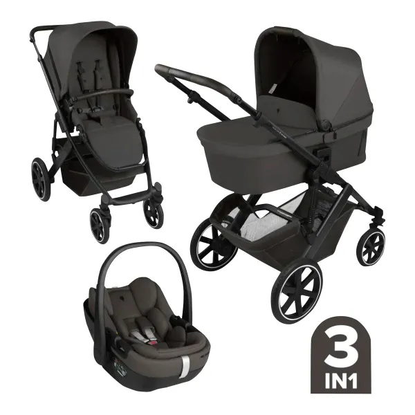 ABC Design Kombikinderwagen Salsa Core Trio-Set mit Babyschale Calla – für Alltag und Familienausflüge in falcon – Ansicht 1