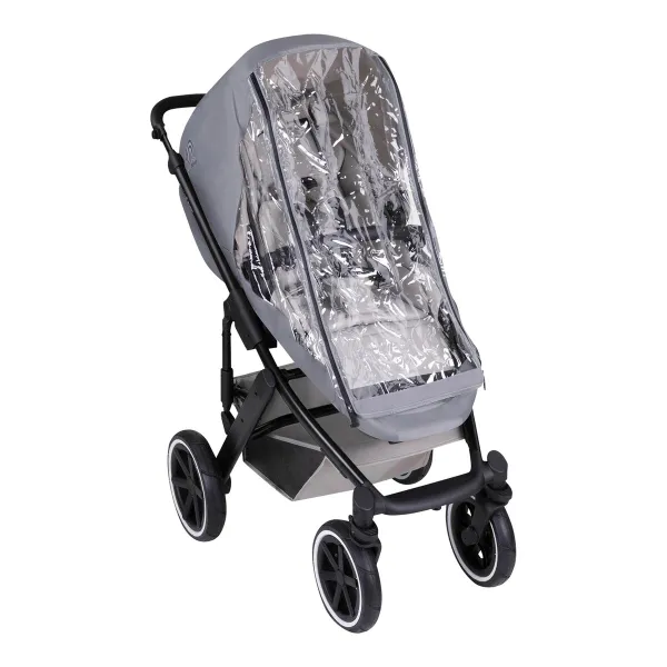 ABC Design Regenschutz 4 Seasons für Kinderwagen – für Wege bei wechselhaftem Wetter in grey – Ansicht 1