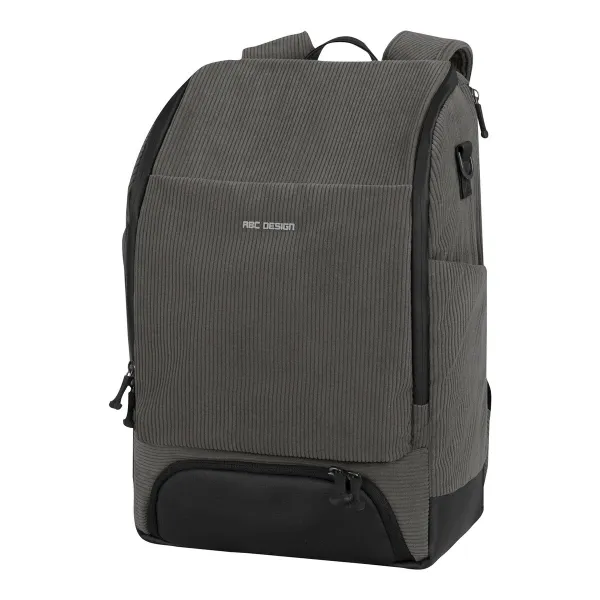 ABC Design Wickelrucksack Active – für gut organisierten Stauraum im Familienalltag in almond – Ansicht 1