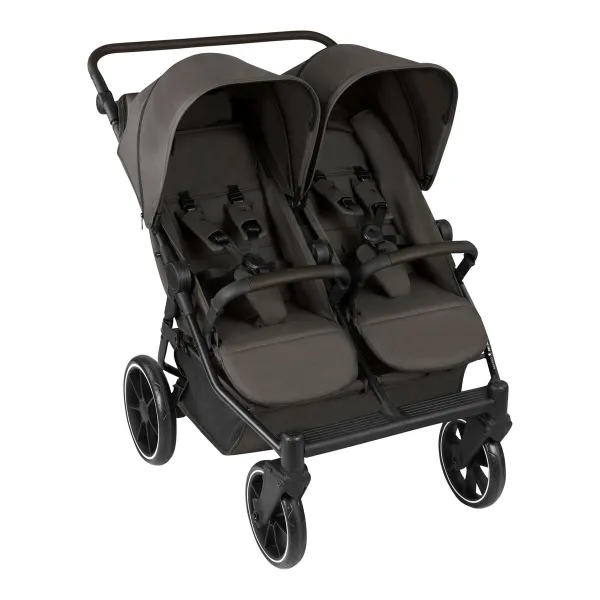 ABC Design Zwillings- und Geschwisterwagen Bayamo – für den mobilen Familienalltag in nut – Ansicht 1