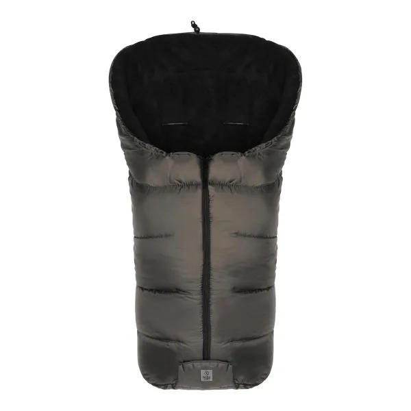 babycab Winter-Fußsack Myre big für Kinderwagen, Buggy – für Spaziergänge bei niedrigen Temperaturen in grau – Ansicht 1
