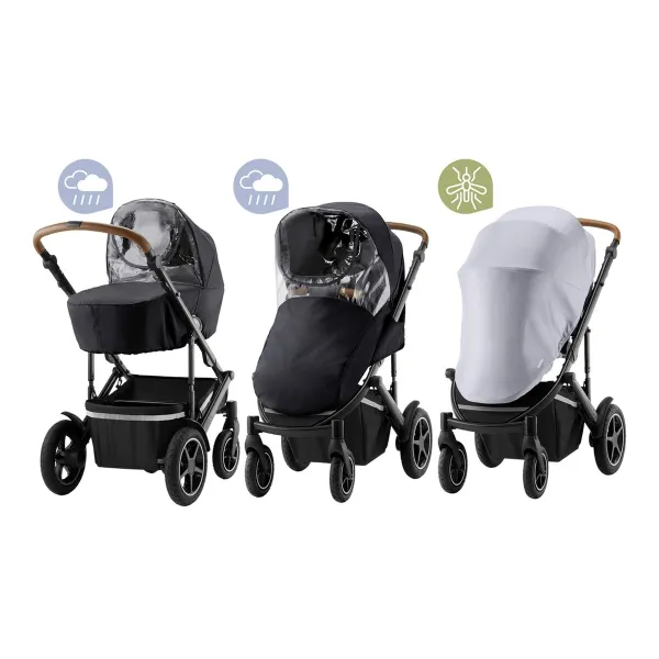 Britax Römer Diamond Wetterschutz-Set für SMILE 5Z – für Wege bei wechselhaftem Wetter in Standard – Ansicht 1