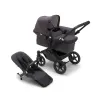 Bugaboo DONKEY 5 Kombikinderwagen Mineral Collection – für Alltag und Familienausflüge in BLACK/WASHED BLACK – Ansicht 1