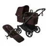 Bugaboo DONKEY 6 Kombikinderwagen Single – für flexible Wege ab der Babyzeit in cocoa brown – Ansicht 1