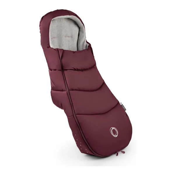Bugaboo Fußsack – für zusätzlichen Komfort bei kühlem Wetter in dark cherry – Ansicht 1