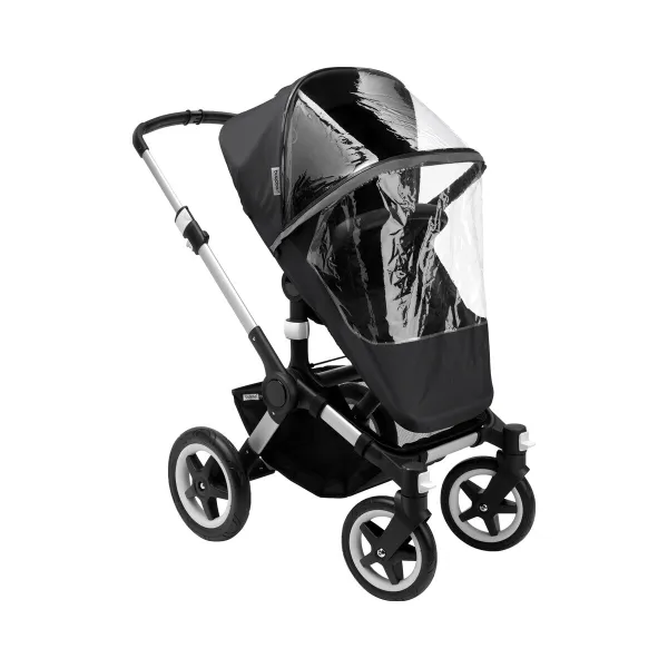 Bugaboo High Performance Regenschutz für Donkey, Buffalo und Runner – für Wege bei wechselhaftem Wetter in black – Ansicht 1