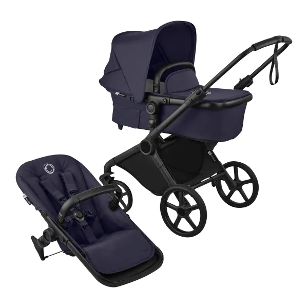 Bugaboo Kombikinderwagen Cub Complete – für Alltag und Familienausflüge in deep indigo – Ansicht 1