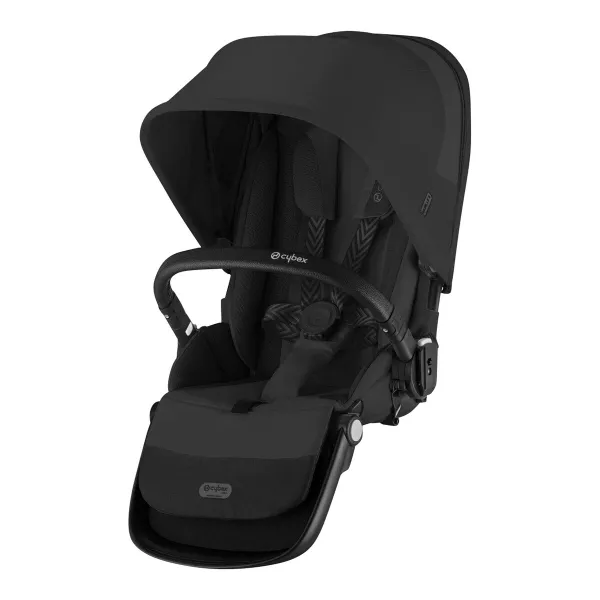Cybex Geschwistersitz für Gazelle S – für gemeinsame Wege mit zwei Kindern in moon black – Ansicht 1