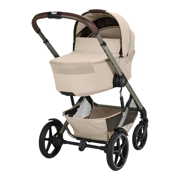 Cybex GOLD Kombikinderwagen TALOS S LUX mit faltbarer Wanne – für flexible Wege ab der Babyzeit in almond beige – Ansicht 1