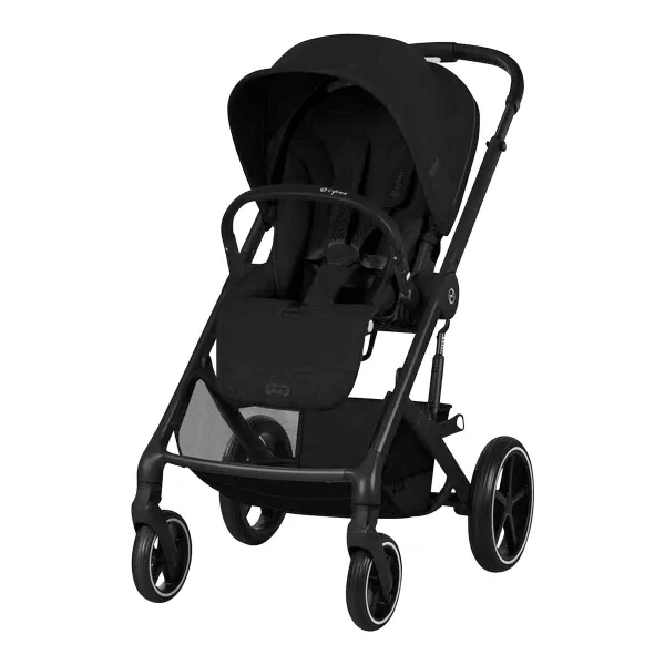 Cybex Kinderwagen BALIOS S LUX – für vielseitige Familienwege in black / moon black – Ansicht 1