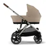 Cybex Kombikinderwagen Gazelle S – für flexible Wege ab der Babyzeit in almond beige – Ansicht 1