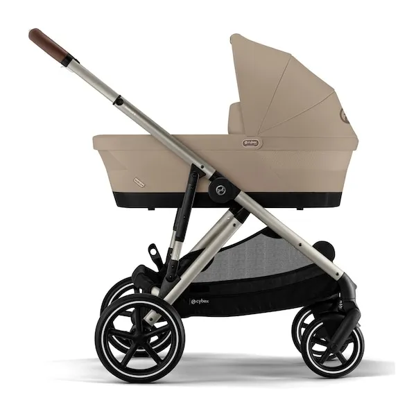 Cybex Kombikinderwagen Gazelle S – für flexible Wege ab der Babyzeit in almond beige – Ansicht 1