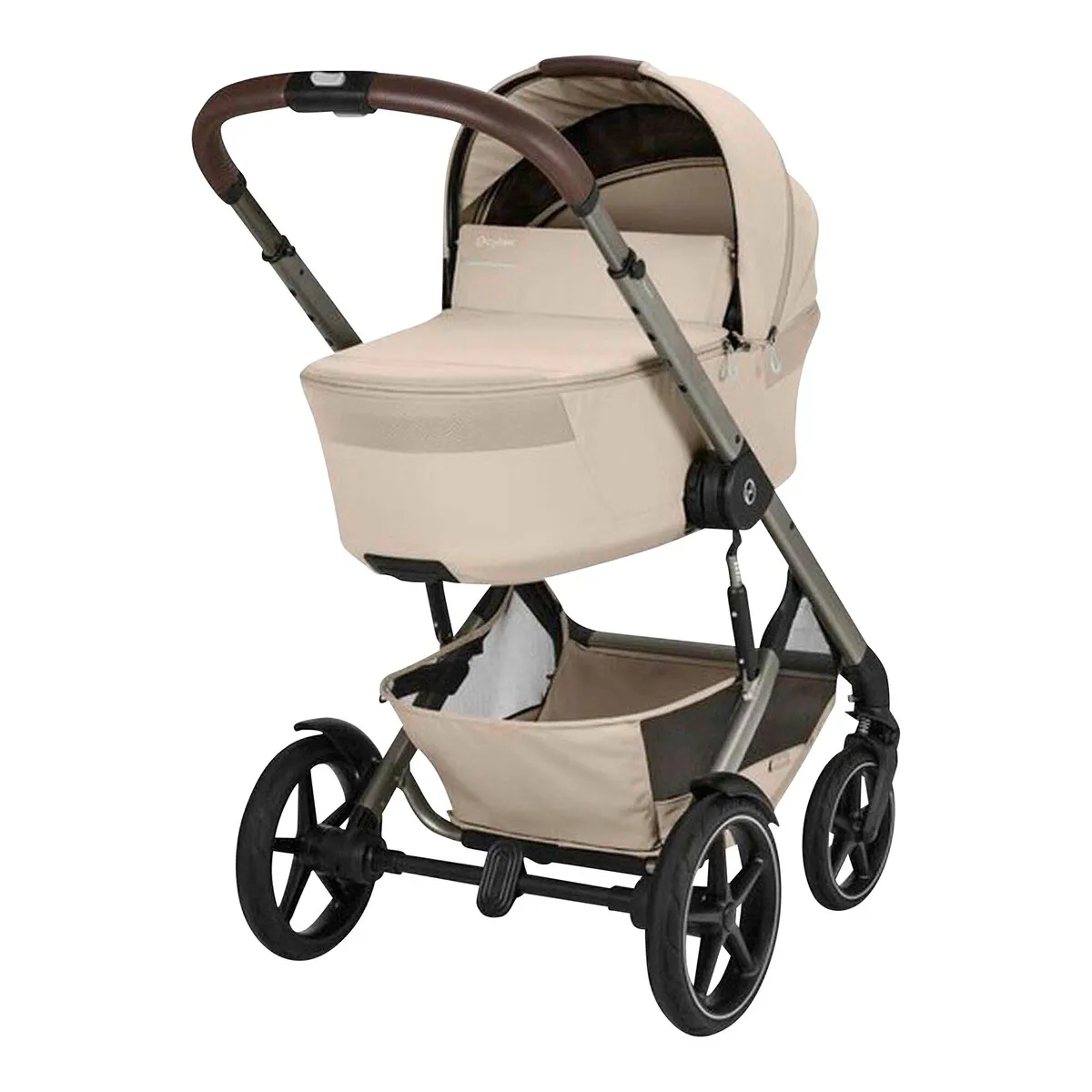 Cybex Kombikinderwagen TALOS S LUX mit faltbarer Wanne – für flexible Wege ab der Babyzeit in almond beige – Ansicht 1