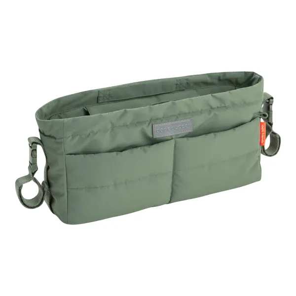 Done by Deer Kinderwagen Organizer – für griffbereite Alltagsutensilien in grün – Ansicht 1