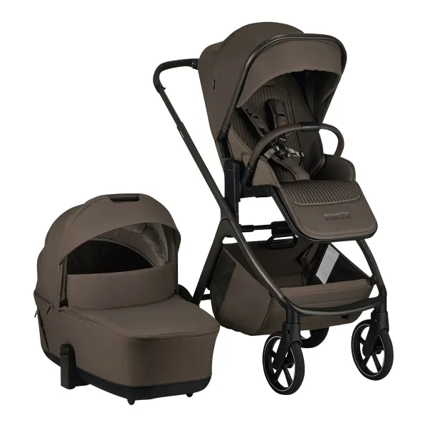Easywalker Kombikinderwagen Zoey – für flexible Wege ab der Babyzeit in chestnut brown – Ansicht 1