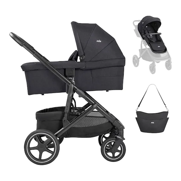 Joie Kombikinderwagen Elara – für vielseitige Familienmobilität in Raven – Ansicht 1
