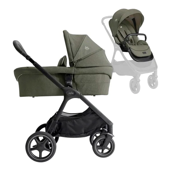 Joie signature Kombikinderwagen Finiti – für flexible Wege ab der Babyzeit in evergreen – Ansicht 1