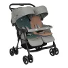 Joie Zwillingsbuggy Aire Twin – für Wege bei wechselhaftem Wetter in pebble – Ansicht 1
