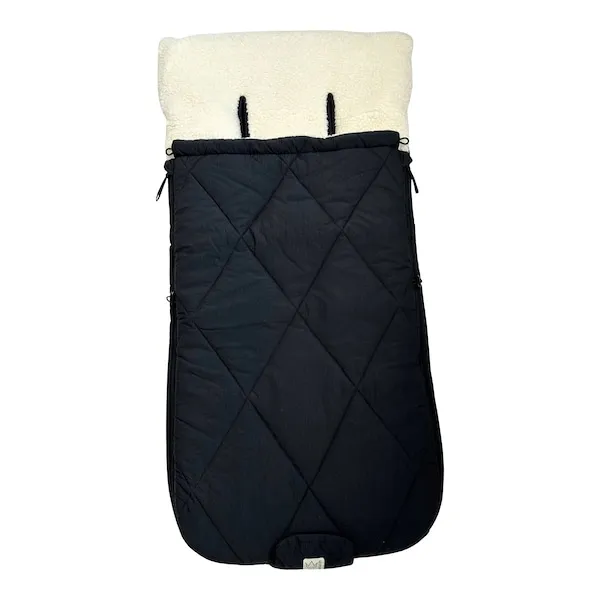 Kaiser Winterfußsack LEON – für geschützte Winterwege in black – Ansicht 1